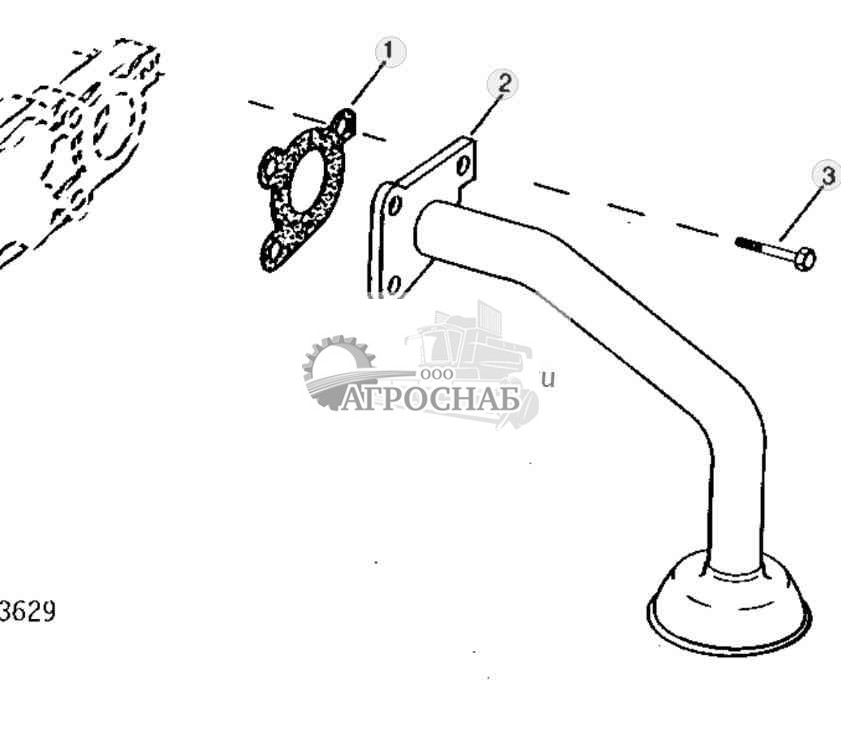 1947 Engine Oil Pump Intake 